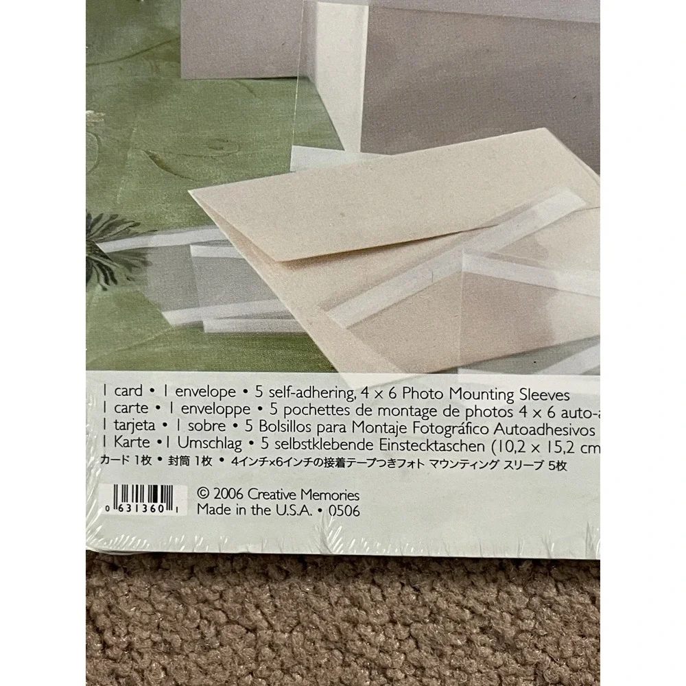 Creative Memories 2 Photo Sharing Cards Spargo New Manufacturers Packaging